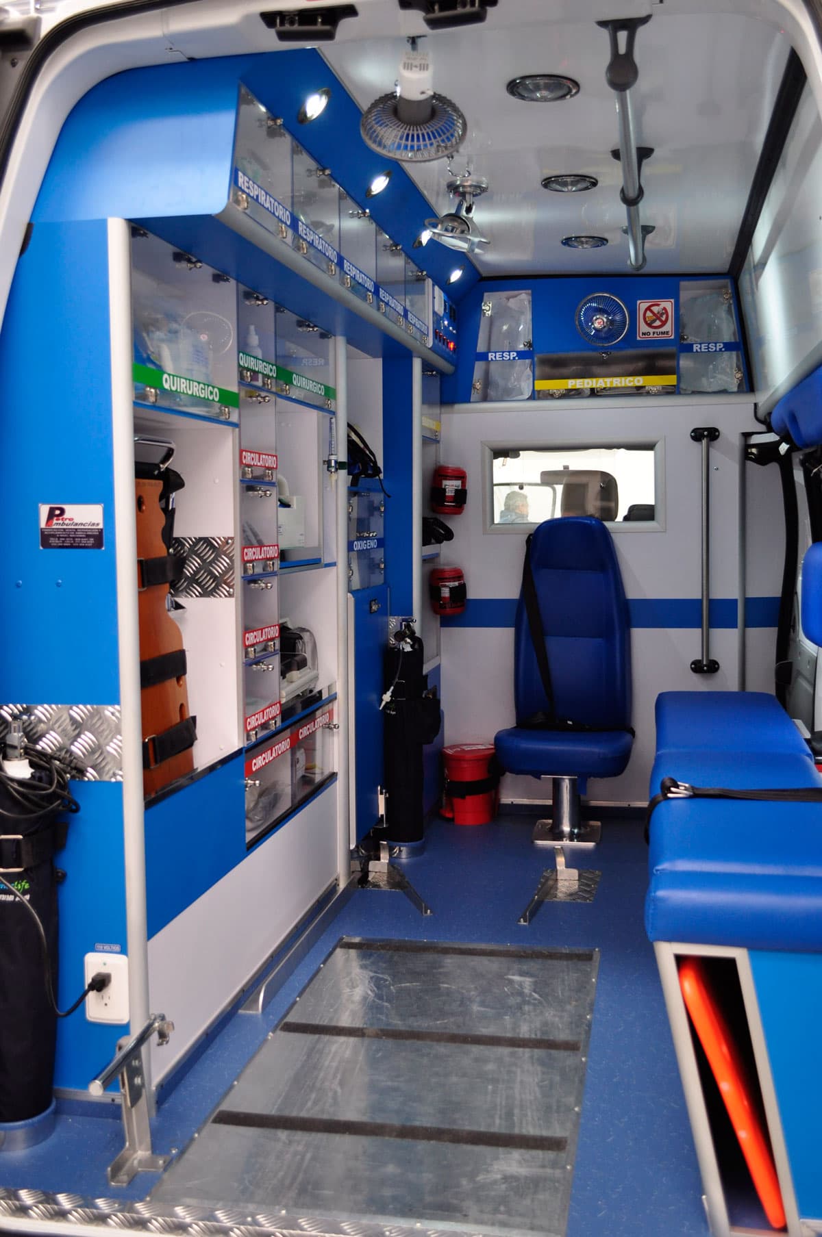 Dotación completa para ambulancia básica TAB