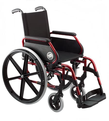 Silla de ruedas manual plegable